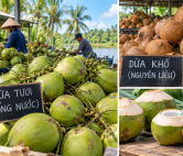 Giá dừa Bến Tre hôm nay: Cập nhật thị trường dừa