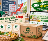 Giá xăng dầu tăng, mua hàng online càng có lợi