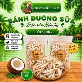 Bánh Đuông Sữa Cốt Dừa Loại Vàng Cháy Bến Tre – Túi 500g