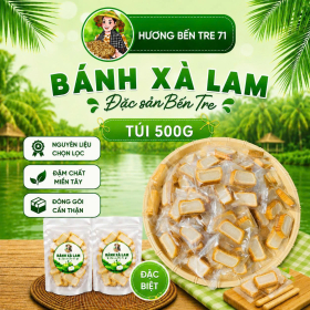 Bánh Xà Lam Dừa Dẻo – Túi 500g 