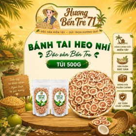 Bánh Tai Heo Nhí Ít Ngọt – Túi 500g
