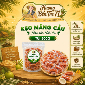 Kẹo Chuối Mãng Cầu Dừa Non – Túi 500g