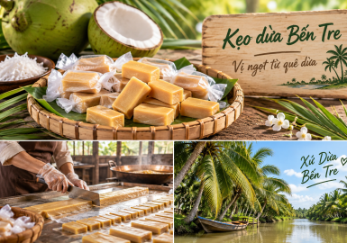 Một trái dừa Bến Tre có thể làm được bao nhiêu món?