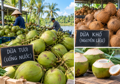 Giá dừa Bến Tre hôm nay: Cập nhật thị trường dừa