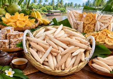 Vị quê trong những giỏ quà miền Tây