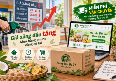 Giá xăng dầu tăng, mua hàng online càng có lợi